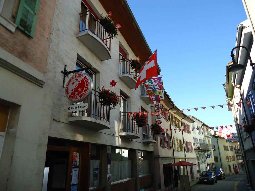 Hotel De L'Union Orsières Buitenkant foto