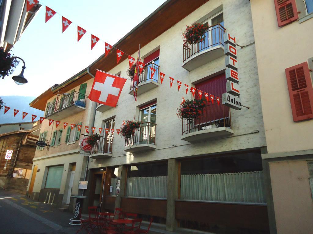 Hotel De L'Union Orsières Buitenkant foto