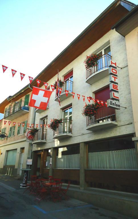 Hotel De L'Union Orsières Buitenkant foto